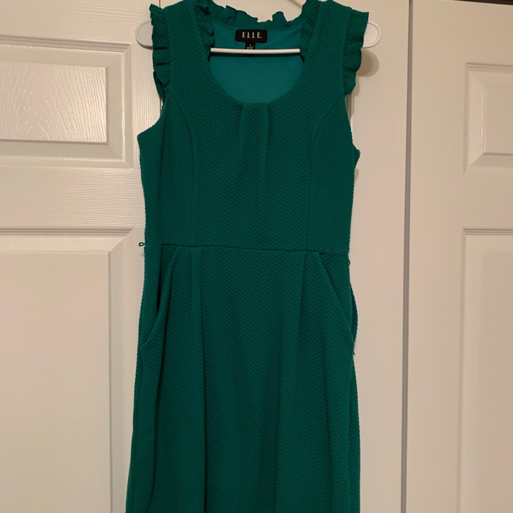 Women’s emerald green Elle dress